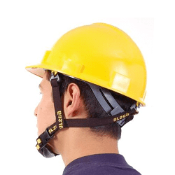 Usa el casco de seguridad en el trabajo