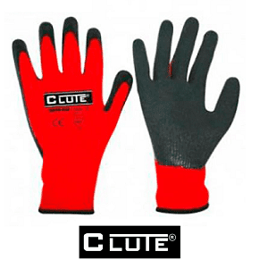 Guantes Clute Superflex con palma de latex